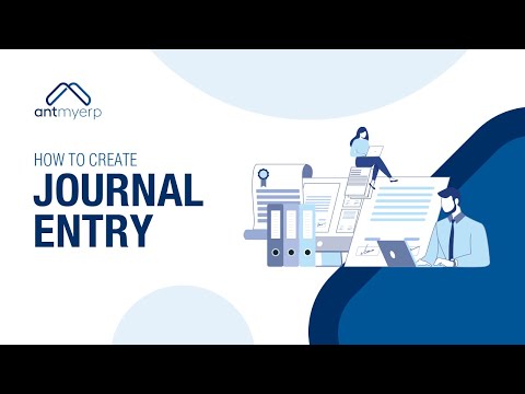 Learn how to create Journal Entry | AntMyERP- English