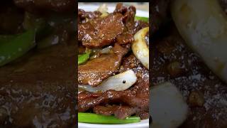 How this Tasty Chinese Pepper Steak is made? #chinesefood #chinesefoodrecipe