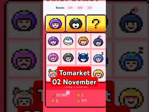 Tomarket Cumbo Today | Tomarket Cumbo Card Today | 02 November 2024 #newbot #tomarket