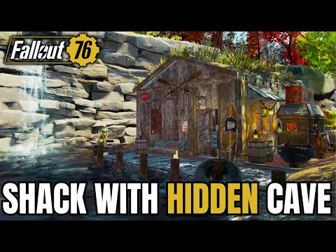 Shack Build With HIDDEN Cave! | Fallout 76 Camp Tutorial