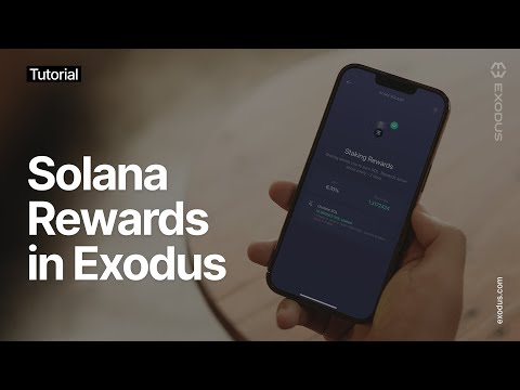 How do I see my Solana rewards? / Exodus Tutorial