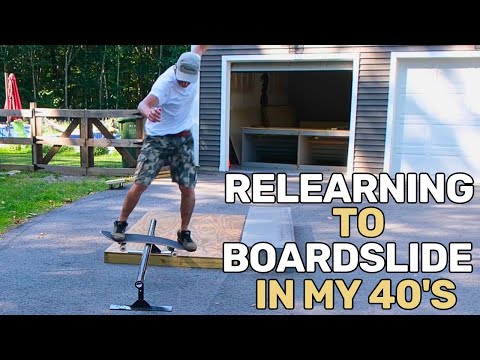 Skateboarding in my 40's: Re-Learning Boardslides