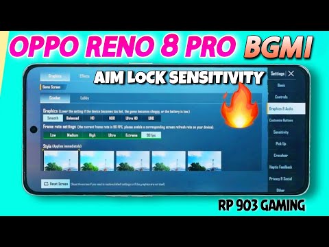 OPPO Reno 8 Pro Sensitivity For Accurate Headshot & Zero Recoil Spray Pubg Bgmi