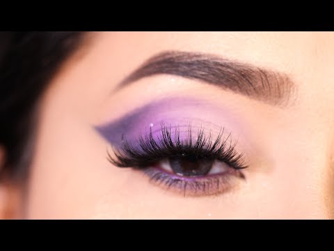 Very Easy and Simple Purple Eye Makeup Tutorial || Shilpa