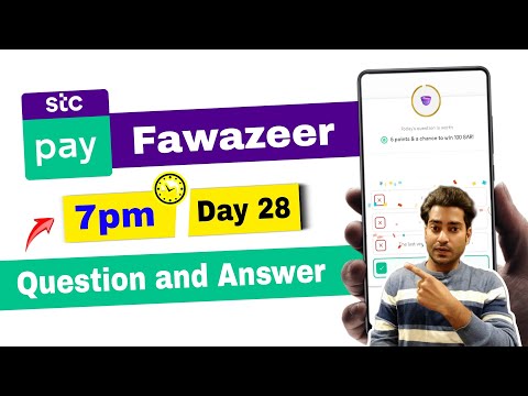 Stc pay fawazeer day28 question and answer | stc pay fawazeer kya hai | 7pm o'clock