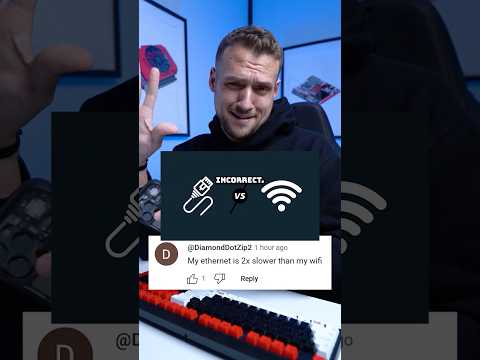 His Ethernet is SLOWER than WiFi?!