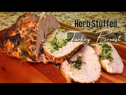 Herb Stuffed Turkey Breast | Thanksgiving turkey recipe 2022