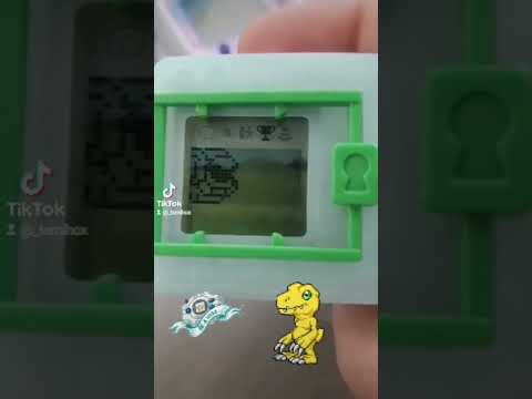 Agumon vs Kunemon digivice digimon 20th #digimon #digitalmonster #vpet #shorts