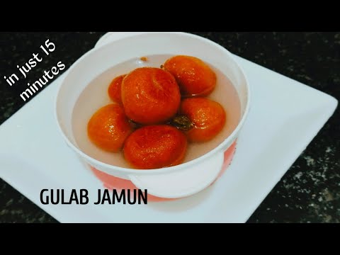 YUMMY GULAB JAMUN IN 15 MINUTES/BREAD GULAB JAMUN/ഗുലാബ് ജാമുൻ ഇനി വീട്ടിൽ ഉണ്ടാകാം@ishalinayahvlog