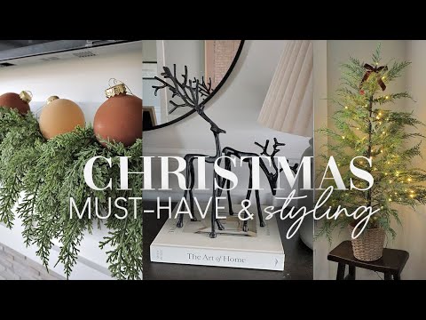 CHRISTMAS DECOR MUST-HAVES 2024 || CHRISTMAS DECORATING IDEAS || FAVORITE TIMELESS CHRISTMAS DECOR