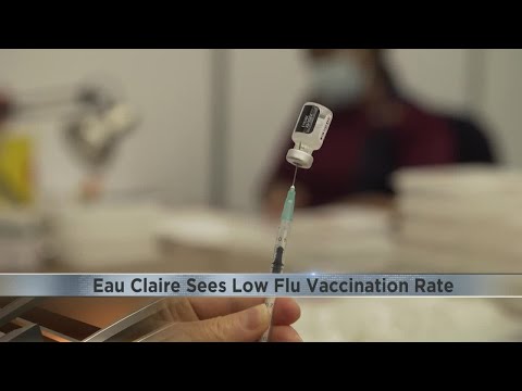 Eau Claire sees low flu vaccine rate so far this season