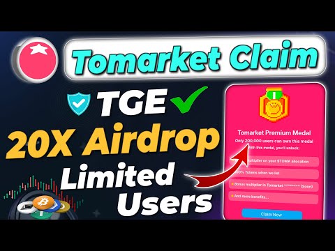 Tomarket 20X Airdrop Extra claim | tomarket airdrop allocation | tomarket level up trick