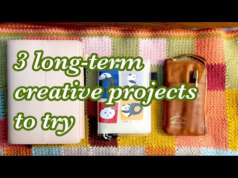 Slowing down and staying focused with year-long creative projects | crochet temperature blanket