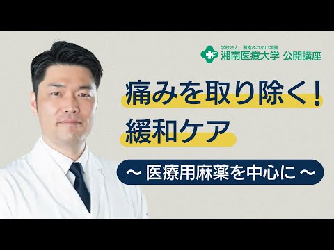 【薬学部 医療薬学科】痛みを取り除く！緩和ケア 〜医療用麻薬を中心に〜：鳥越 一宏 准教授