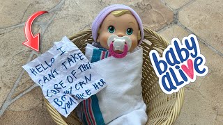 NEW Baby alive doll adoption story