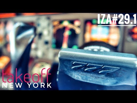 B777 TakeOff New York Cockpit View