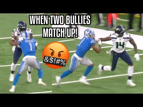 Jeff Okudah ‘TRIED’ BULLYING DK Metcalf 😅 (WR vs CB Matchup) Seahawks Vs Lions highlights