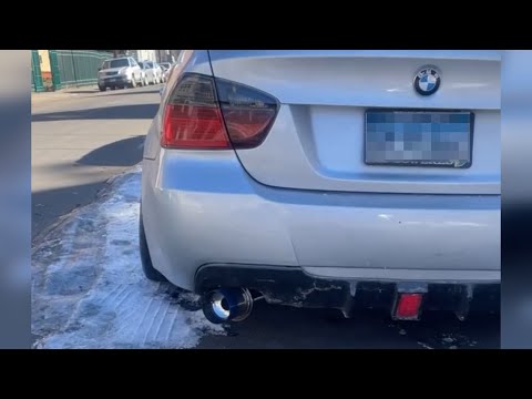 N1 exhaust cold start with silencer  on E90