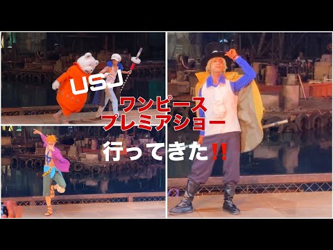 ユニバvlog:ワンピースプレミアショーに行ってきた！|USJ|ワンピースコラボ