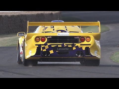 The BMW 6.0 V12 powered iconic McLaren F1 GTR Longtail engine sounds | Startup, Warmup & More!