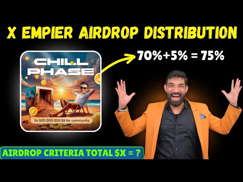 X Empire Chill Phase | X Empire Airdrop Distribution | X Empire Airdrop Withdrawal and latest news