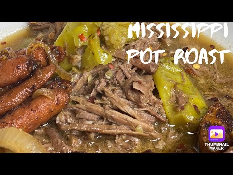 MISSISSIPPI POT ROAST| crockpot pot roast #mississippipotroast #potroast #roast #crockpotrecipes