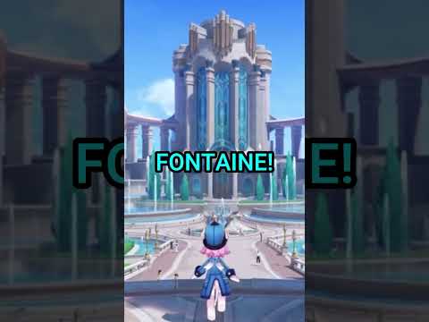 This Is What FONTAINE LOOKS LIKE?! | Genshin Impact | #shorts