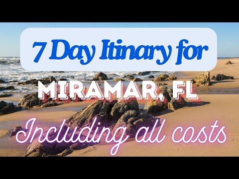 Miramar Florida 7 Day Trip Itinerary Including Costs and Transport -  Miramar Florida 2024