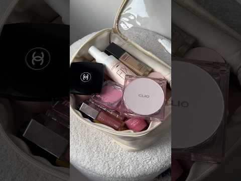 Packing make up #short #aesthetic #thatgirl #beauty #makeup #organization #thatgirl #packing #pink