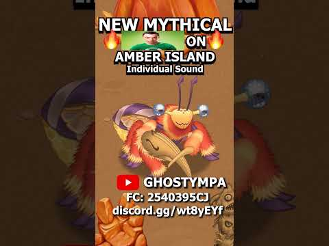 BUZZINGA - Amber Island (New Mythical) [My Singing Monsters] #shorts