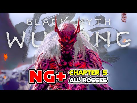 Black Myth Wukong NG+ Chapter 5 All Boss Fights | No Commentary | No Copyright Gameplay | 4K 60fps