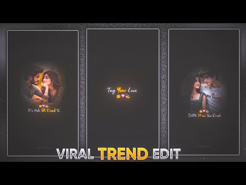 New Trending Instagram Photo moving Lyrics Video Editing in Alight Motion | Trending Reels Editing