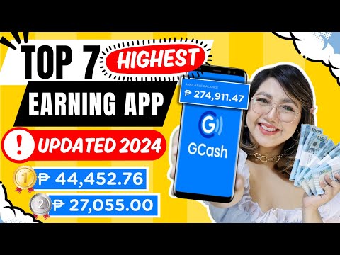 TOP 7 LEGIT AND HIGHEST EARNING APP 2024 | I EARNED P44,300 IN 1 APP WITH OWN PROOF GCASH & PAYPAL