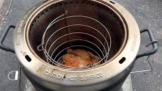 Char-Broil Big Easy Oil-less turkey fryer. Cooked a Chicken in it...