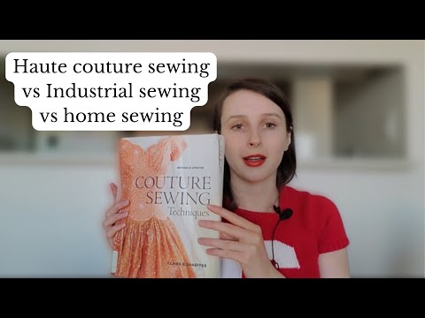 What is haute couture sewing, and how is it different from industrial and home sewing?