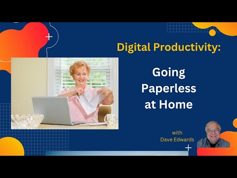 Going Paperless At Home