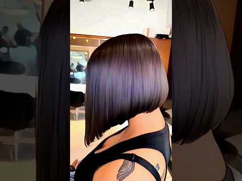 A Line Bobcut #hairstyle 🥵 Tutorial #shorts