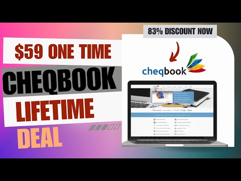 💵💰💵 Cheqbook Lifetime Deal | Save Time & Money on Bookkeeping | $59 Lifetime Deal | 83% Now