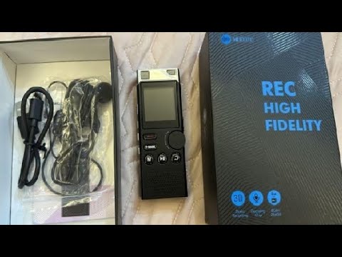 WUCOTC Voice Activated Recorder for Lectures Meetings, Up to 18000 Hours Recording w/Playback Review