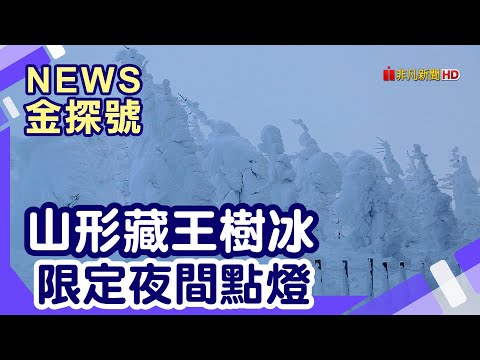 日本冬季美景 |山形縣 藏王樹冰 夜間藏王樹冰點燈 藏王國際飯店【News金探號】