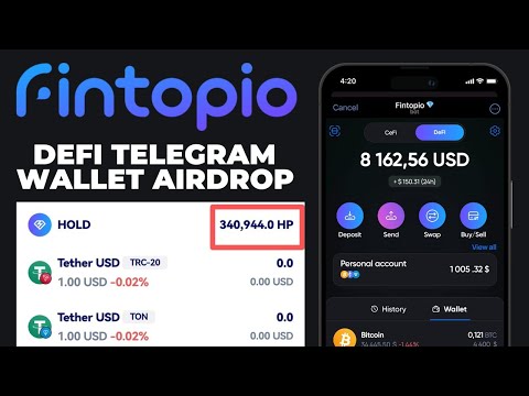 Fintopio Airdrop | Defi Wallet on Telegram | Earn Millions of Hold Tokens | TGE Launching Soon