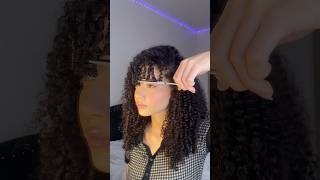 Trimming curly hair #howtostylecurlyhair #curlyhairstyles