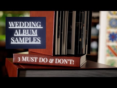 3 Sample Wedding Album MISTAKES to Avoid