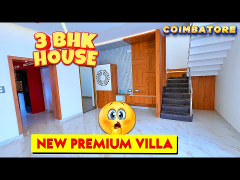 🤩 3 BHK New Premium Villa 🎉 | 🏕️ house sale | 🏡 House for sale in Coimbatore