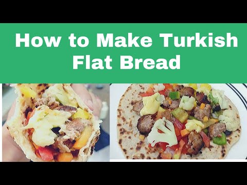 Very EASY Turkish Flat Bread Recipe (YOU MUST TRY ! ! ! )