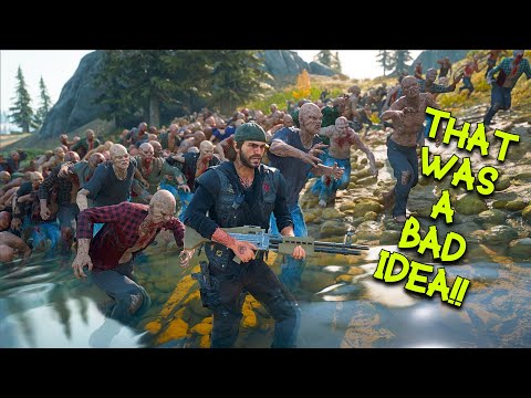 DAYS GONE PC - Can You Defeat 2000 Freakers At Once?? (999 Horde Everywhere Mod)