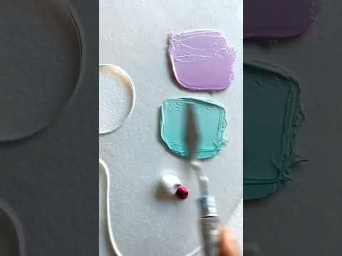 How to make Pastel Colours | Colour Mixing Tutorial #shorts #art