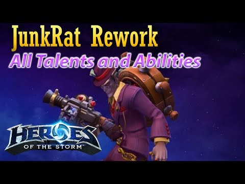 Junkrat Rework. All Talents and Abilities with some build predictions!