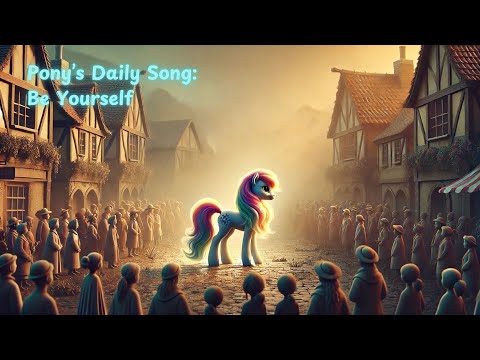 Pony's Daily Song: Be Yourself #cute #song #3d #pony #horse #foryou