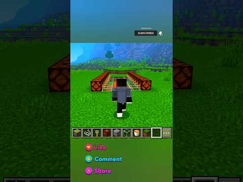 Minecraft automatic bridge tutorial.#minecraft #minecraftshorts #minecraftbuilding #shorts